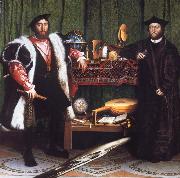 Portrait of Jean de Dinteville and Georges de Selve Hans holbein the younger